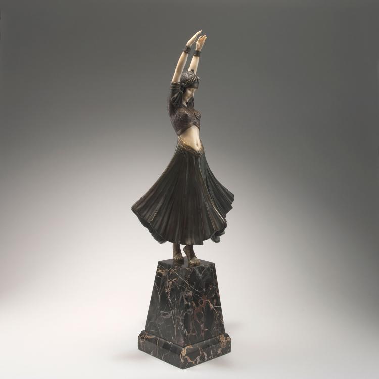 Bild 5 zu Objekt, 'Danseuse hindoue' ('Hindu Dancer'), c1925, Dem&egrave;tre H. Chiparus, 123 544