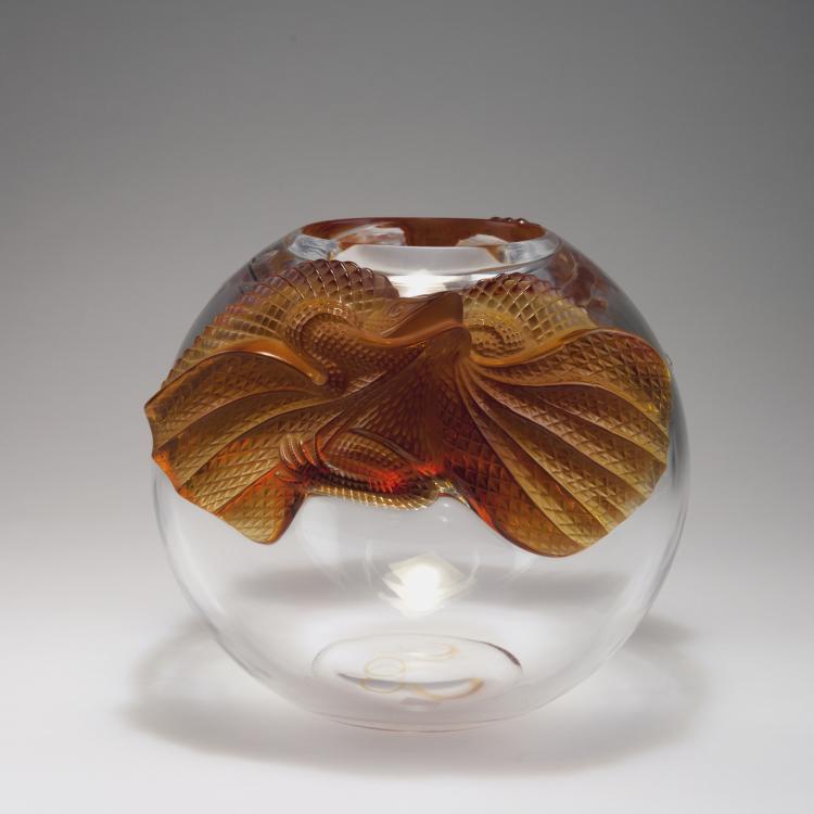 Hauptbild zu Objekt, Vase, c1974, Marie-Claude Lalique, Lalique,  Wingen-sur-Moder, 123 386