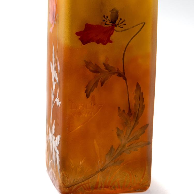 Bild 2 zu Objekt, 'Cocquelicot' vase, 1900, Daum Fr&egrave;res, Nancy, 123 181