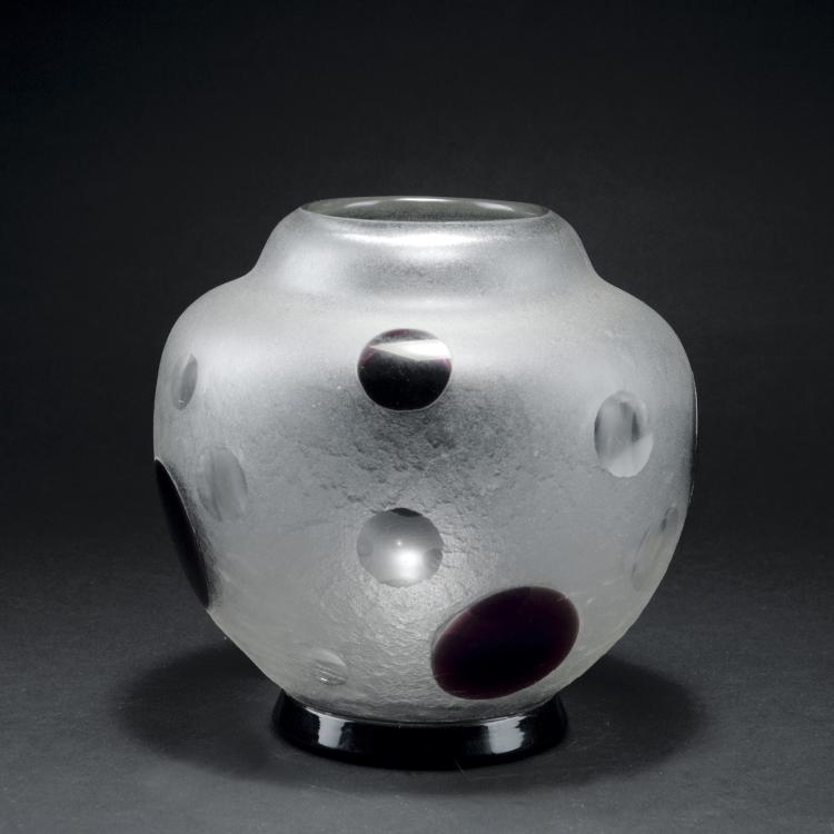 Hauptbild zu Objekt, 'Pierrot' vase, 1928-30, Schneider, Epinay-sur-Seine, 123 434
