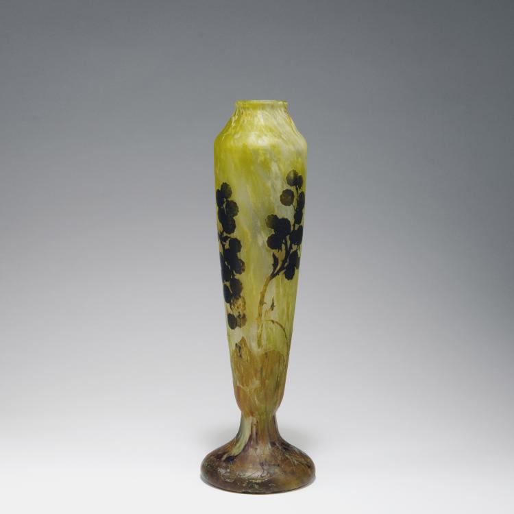 Hauptbild zu Objekt, 'M&ucirc;res' vase, c1910, Daum Fr&egrave;res, Nancy, 123 248