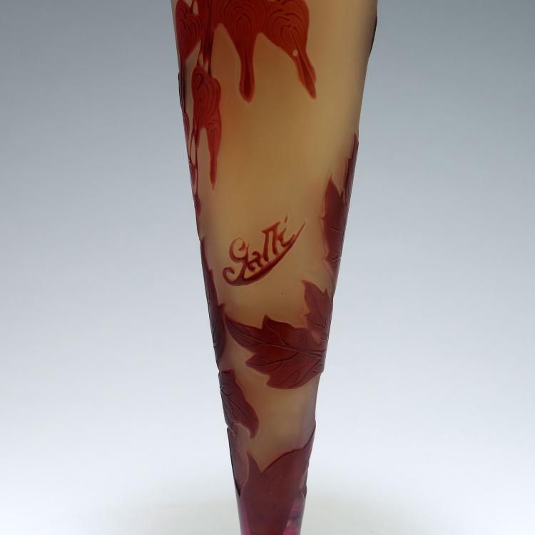 Bild 2 zu Objekt, 'Coeur de Jeanette' vase, 1920s, Gall&eacute;, Emile, Nancy, 123 358