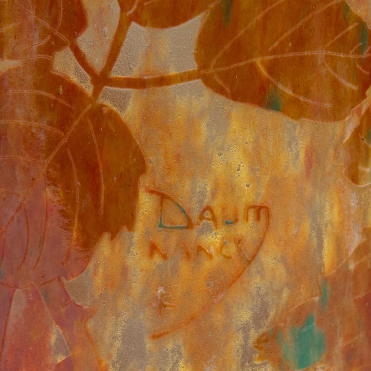 Bild 2 zu Objekt, 'Rosiers &agrave; l'automne' vase, 1903, Daum Fr&egrave;res, Nancy, 123 190