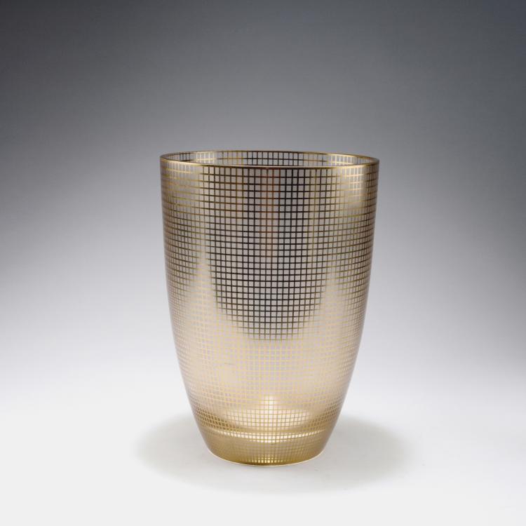 Hauptbild zu Objekt, Tall 'Peka' vase, c1950, Pech & Kunte, Olbernhau/Sachsen, 123 522