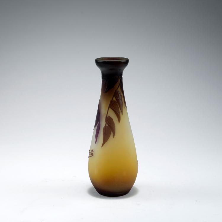 Bild 1 zu Objekt, 'Glycines' vase, 1902-03, Gall&eacute;, Emile, Nancy, 123 310