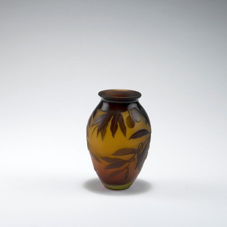 Bild 1 zu Objekt, 'Branches d'olivier' vase, 1906-14, Gall&eacute;, Emile, Nancy, 123 336