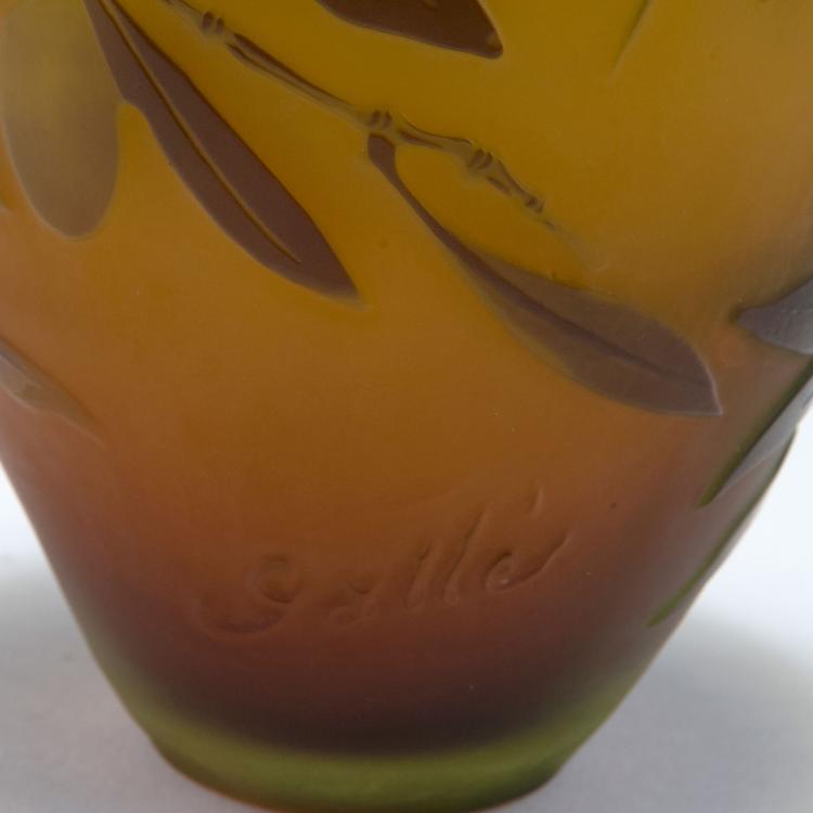 Bild 2 zu Objekt, 'Branches d'olivier' vase, 1906-14, Gall&eacute;, Emile, Nancy, 123 336