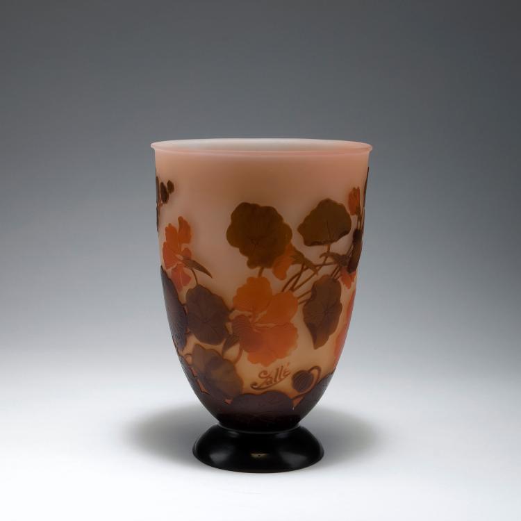 Bild 1 zu Objekt, 'Capucines' vase, 1920s, Gall&eacute;, Emile, Nancy, 123 359