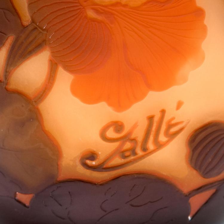 Bild 2 zu Objekt, 'Capucines' vase, 1920s, Gall&eacute;, Emile, Nancy, 123 359