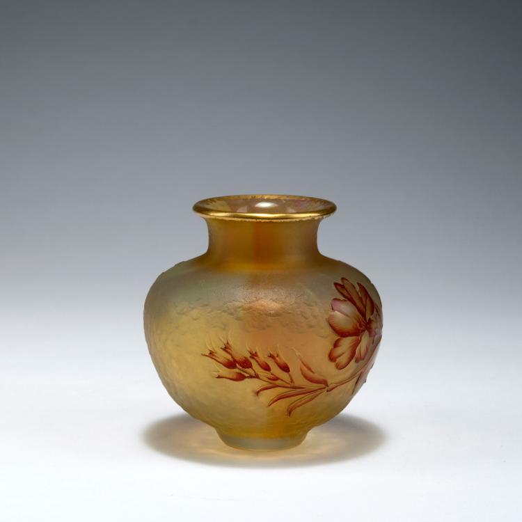 Bild 1 zu Objekt, 'Primev&egrave;res sauvages' vase, 1900-05, Daum Fr&egrave;res, Nancy, 123 186