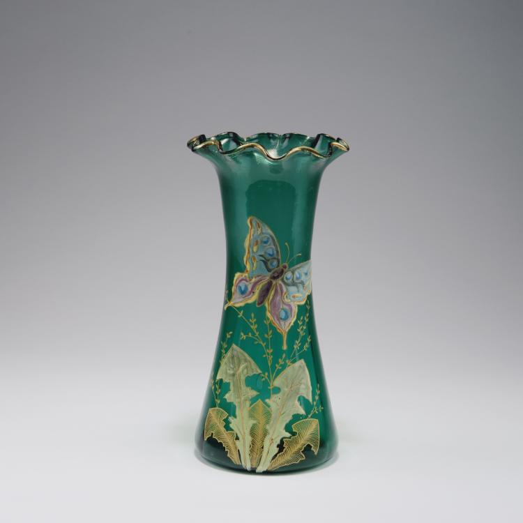 Hauptbild zu Objekt, 'Papillon' vase, c1900, Legras & Cie., Saint-Denis, 123 389