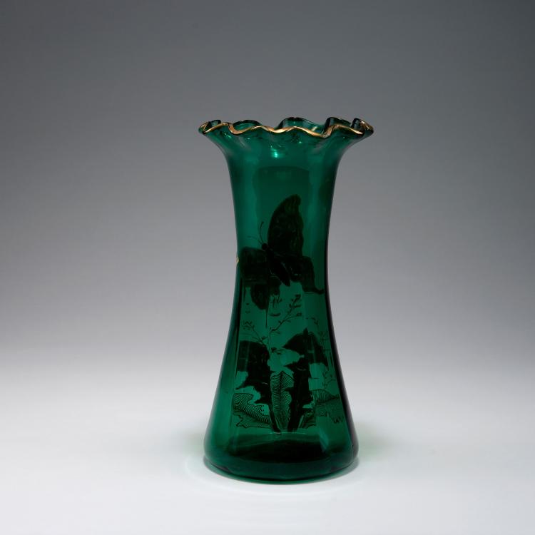Bild 1 zu Objekt, 'Papillon' vase, c1900, Legras & Cie., Saint-Denis, 123 389
