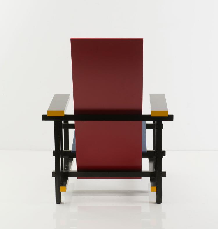 Bild 2 zu Objekt, Armlehnsessel 'Rot-Blau', 1918, Gerrit Rietveld, Cassina, Mailand, 125B 134