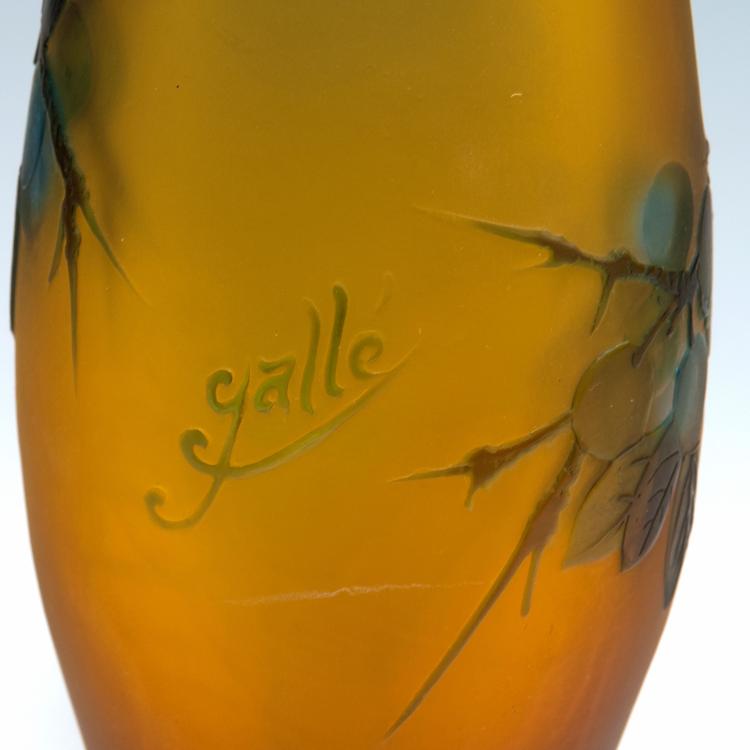 Bild 2 zu Objekt, 'Prunelles' vase, 1920s, Gall&eacute;, Emile, Nancy, 123 360