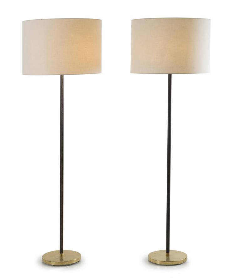 Hauptbild zu Objekt, Zwei Stehleuchten, um 1960, Kalmar, J. T., Wien, 125B 306