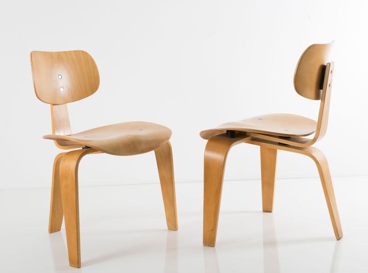 Bild 2 zu Objekt, Two 'SE 42' chairs, 1949/50, Egon Eiermann, Wilde & Spieth, Esslingen, 125B 272