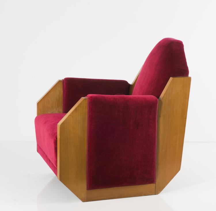 Hauptbild zu Objekt, Easy chair, 1920s, Tschechoslowakei, 124A 14