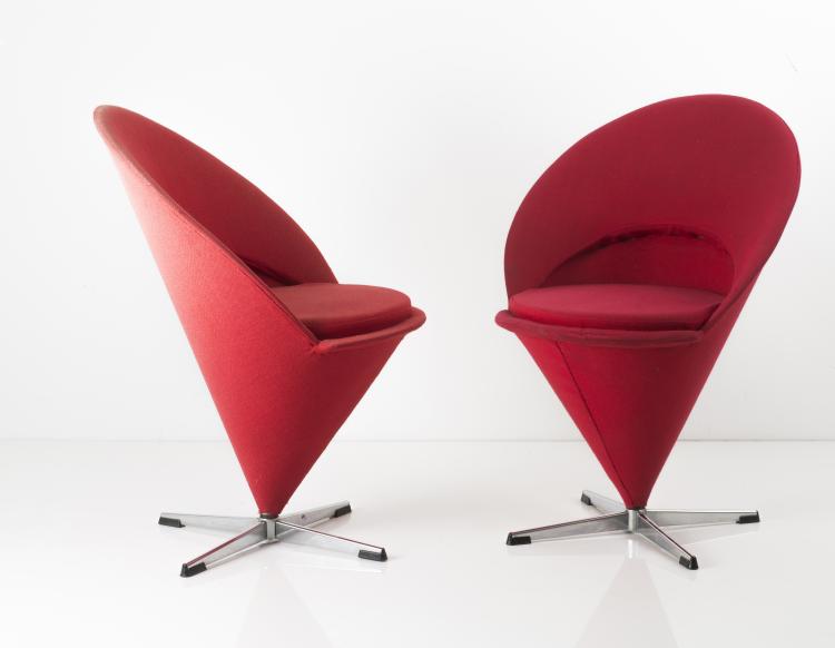 Bild 2 zu Objekt, Zwei Sessel 'Cone chair', 1958, Verner Panton, Nehl, B&uuml;nde, 125A 10