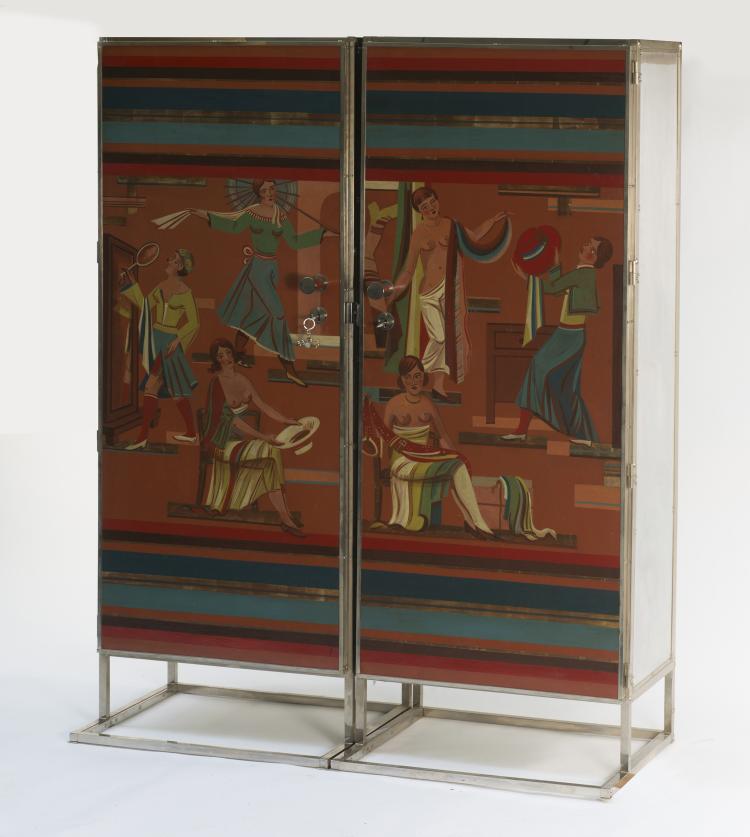 Bild 4 zu Objekt, Two-piece Liquor cabinet, 1920s, Deutschland, 124A 24