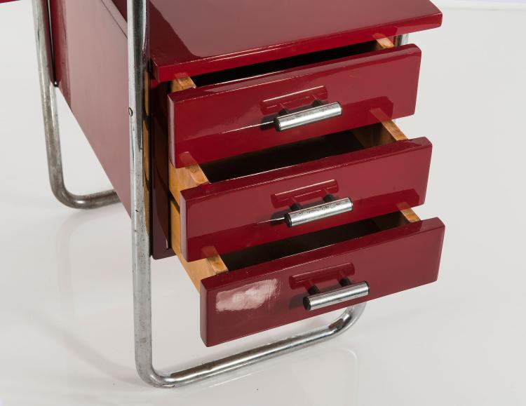 Bild 2 zu Objekt, Schreibmaschinentisch 'B 91', um 1935, Marcel Breuer, Thonet, Frankenberg, 125B 152