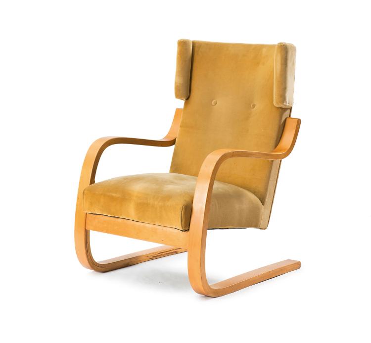 Bild 1 zu Objekt, Hochlehner-Sessel '401', 1933, Alvar Aalto, Artek, Helsinki, 125B 170