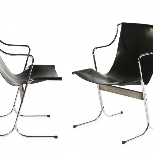 Four armchairs, c1965