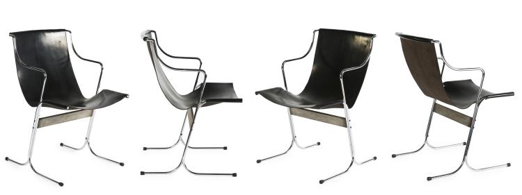 Hauptbild zu Objekt, Vier Armlehnst&uuml;hle, um 1965, ICF Cadsana, Mailand, 125B 321