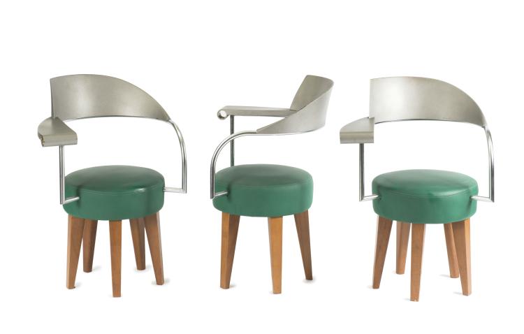 Hauptbild zu Objekt, Two 'Paris' armchairs, 1989, Philippe Starck, Maletti S.p.A., Scandiano, 125B 358