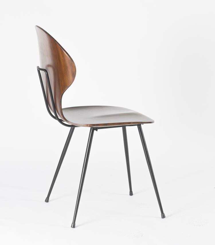 Bild 3 zu Objekt, Four chairs, c1958, Carlo Ratti, Industria Legni Curvati, Lissone, 125B 420