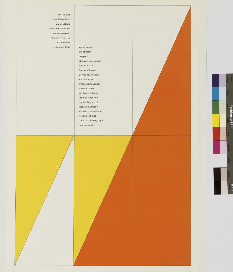 Hauptbild zu Objekt, Plakat 'Australien', 1983, Walter Allner, 124B 103