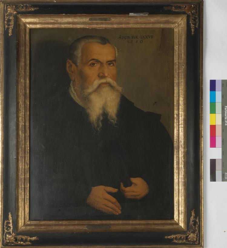 Hauptbild zu Objekt, Kopie des Bildnisses von Lucas Cranach d.&Auml;. aus dem Jahr 1550, 124B 181