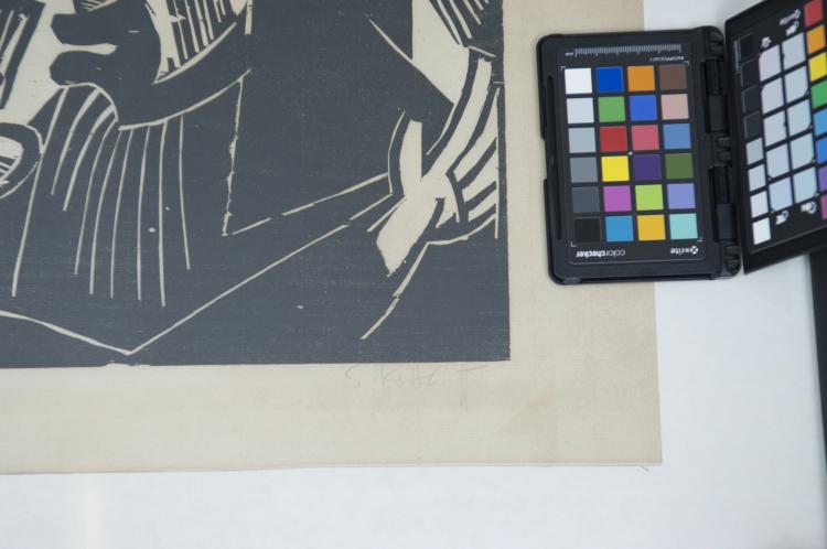 Bild 1 zu Objekt, 'Christus und Judas', 1918, Karl Schmidt-Rottluff, 124B 68