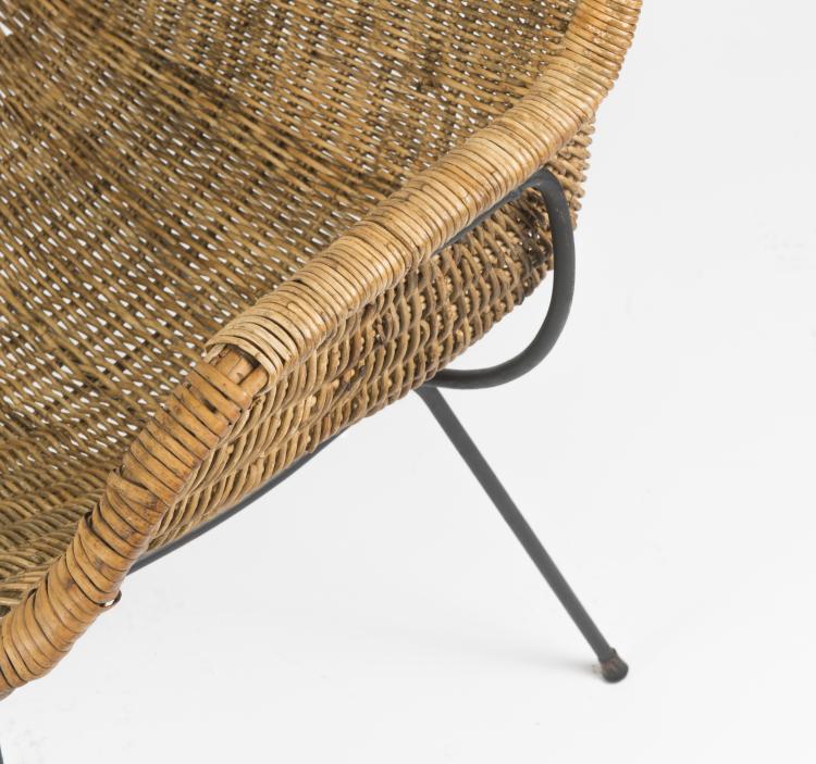 Bild 2 zu Objekt, Zwei Sessel und ein Tisch, um 1950, Italien, 125B 379