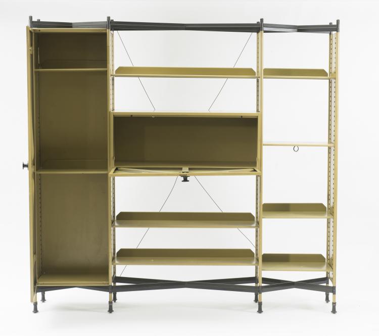 Bild 1 zu Objekt, 'Spazio' desk and container on wheels, 1959, Studio B.B.P.R., Olivetti, Ivrea, 125B 423