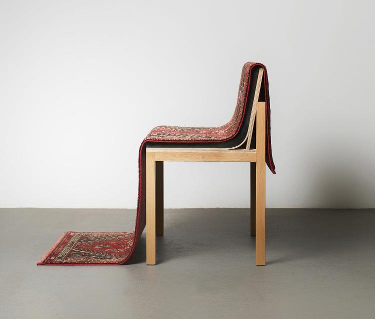 Bild 5 zu Objekt, Prototype 'Sigmund's chair and 'Red Round table' for Schellmann's 'Study' series of furniture , Sebastian Wrong, Sebastian Wrong, London; Schellmann Furniture, M&uuml;nchen, 124A 97