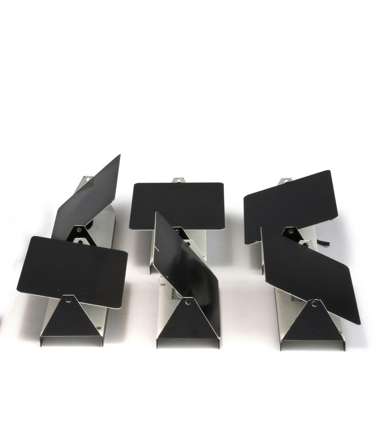 Hauptbild zu Objekt, Six 'CP-1' sconces, 1960, Charlotte Perriand, St&eacute;ph Simon, Paris, 124A 65