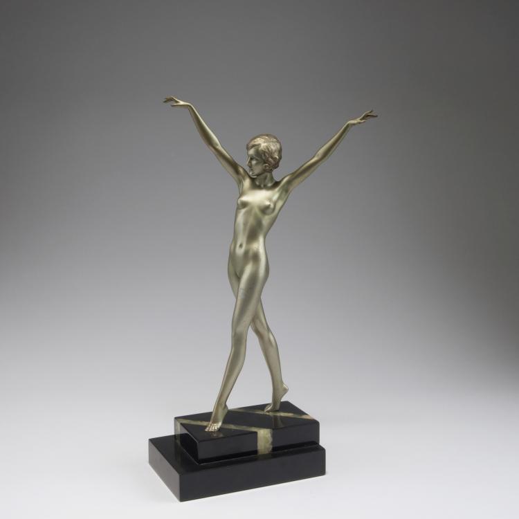 Hauptbild zu Objekt, Turnerin, um 1920, Ferdinand Preiss, Preiss & Kassler, Berlin, 126 460