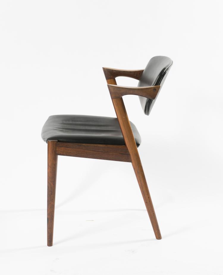 Bild 3 zu Objekt, Four '#42' chairs, 1956-57, Kai Kristiansen, Schou Andersen M&oslash;belfabrik, D&auml;nemark, 125B 220