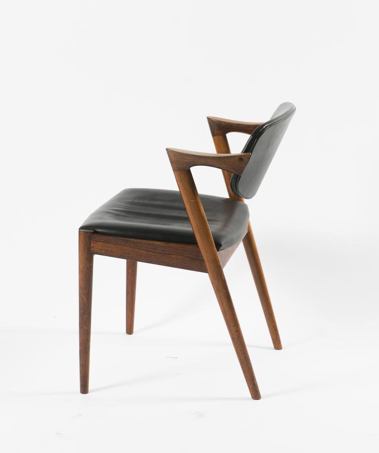 Bild 5 zu Objekt, Four '#42' chairs, 1956-57, Kai Kristiansen, Schou Andersen M&oslash;belfabrik, D&auml;nemark, 125B 220