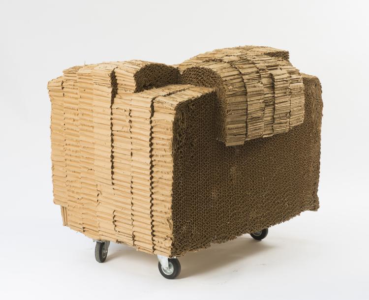 Bild 1 zu Objekt, 'Grandpa Beaver' armchair, 1980, Frank O. Gehry, Easy Edges, New York (zugeschrieben), 125B 349
