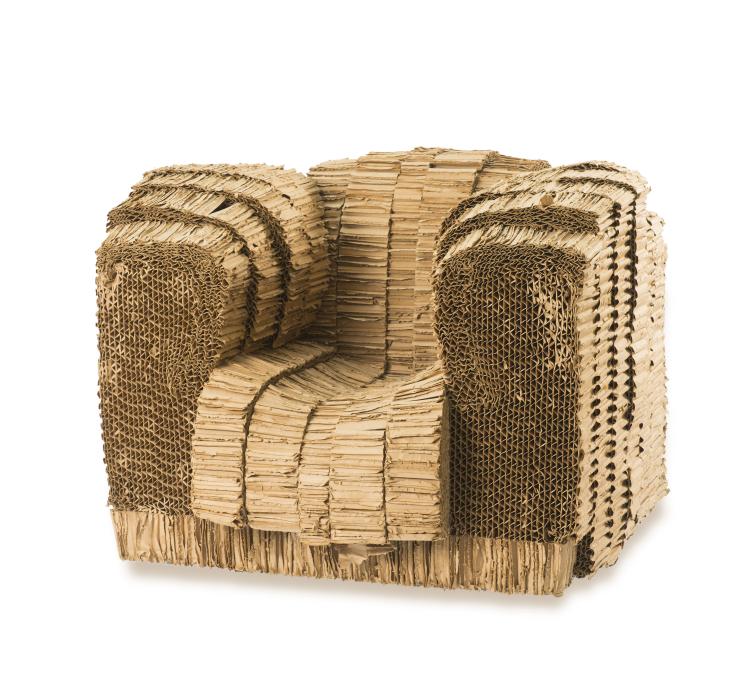 Bild 3 zu Objekt, 'Grandpa Beaver' armchair, 1980, Frank O. Gehry, Easy Edges, New York (zugeschrieben), 125B 349