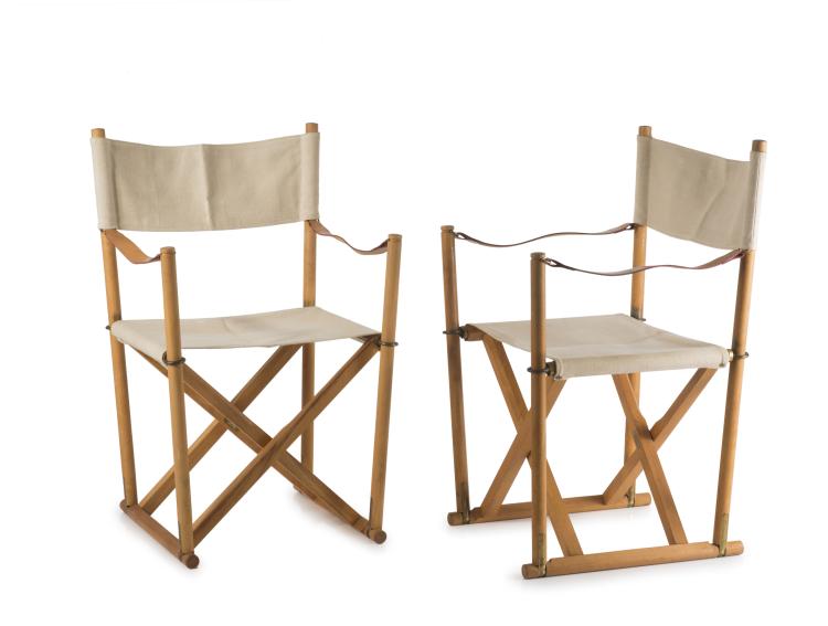 Hauptbild zu Objekt, Zwei Klappst&uuml;hle 'MK16', 1932, Mogens Koch, Rasmussen, Rud., Kopenhagen, 125B 163