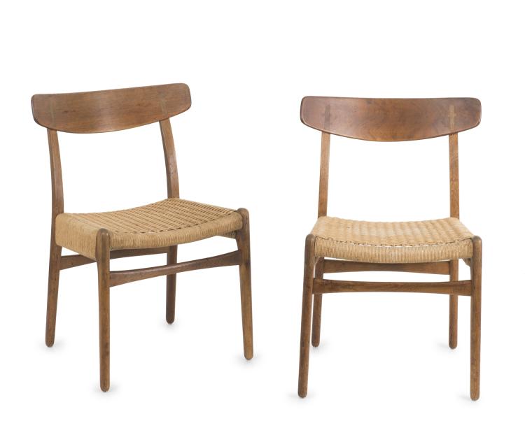 Hauptbild zu Objekt, Zwei St&uuml;hle 'CH 30', 1952, Hansen, Carl & S&oslash;n, Odense, 125B 200