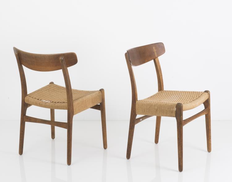 Bild 2 zu Objekt, Zwei St&uuml;hle 'CH 30', 1952, Hansen, Carl & S&oslash;n, Odense, 125B 200