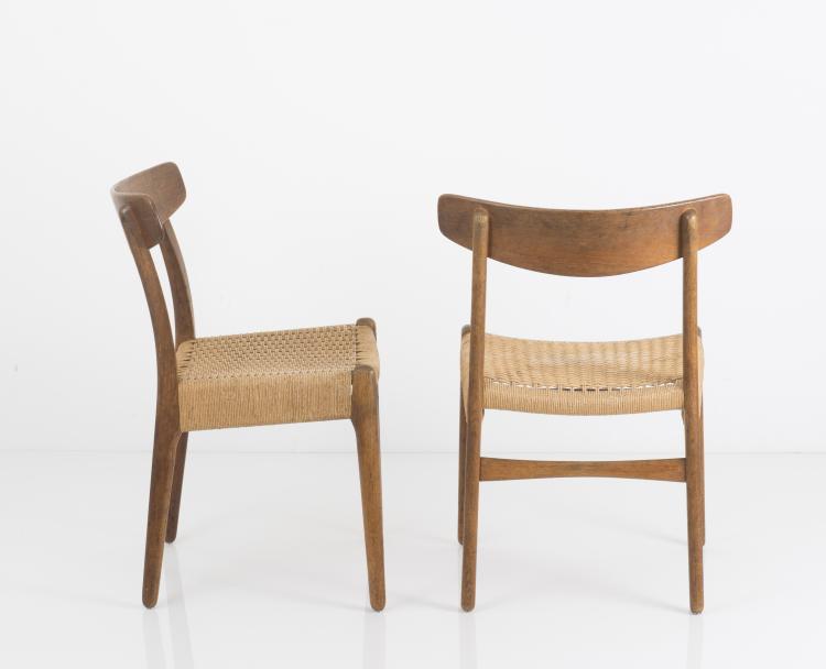 Bild 4 zu Objekt, Zwei St&uuml;hle 'CH 30', 1952, Hansen, Carl & S&oslash;n, Odense, 125B 200