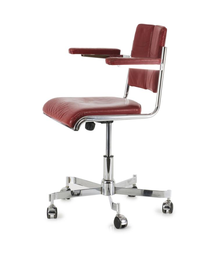 Hauptbild zu Objekt, 'D 12' desk chair, 1987, Jean Prouv&eacute;, Tecta, Lauenf&ouml;rde, 125B 353