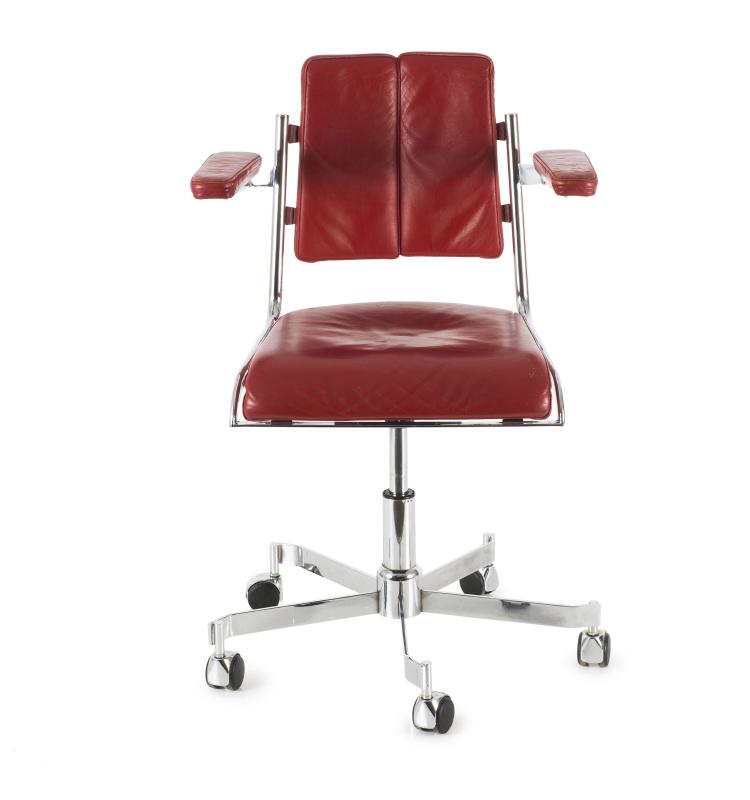 Bild 1 zu Objekt, 'D 12' desk chair, 1987, Jean Prouv&eacute;, Tecta, Lauenf&ouml;rde, 125B 353