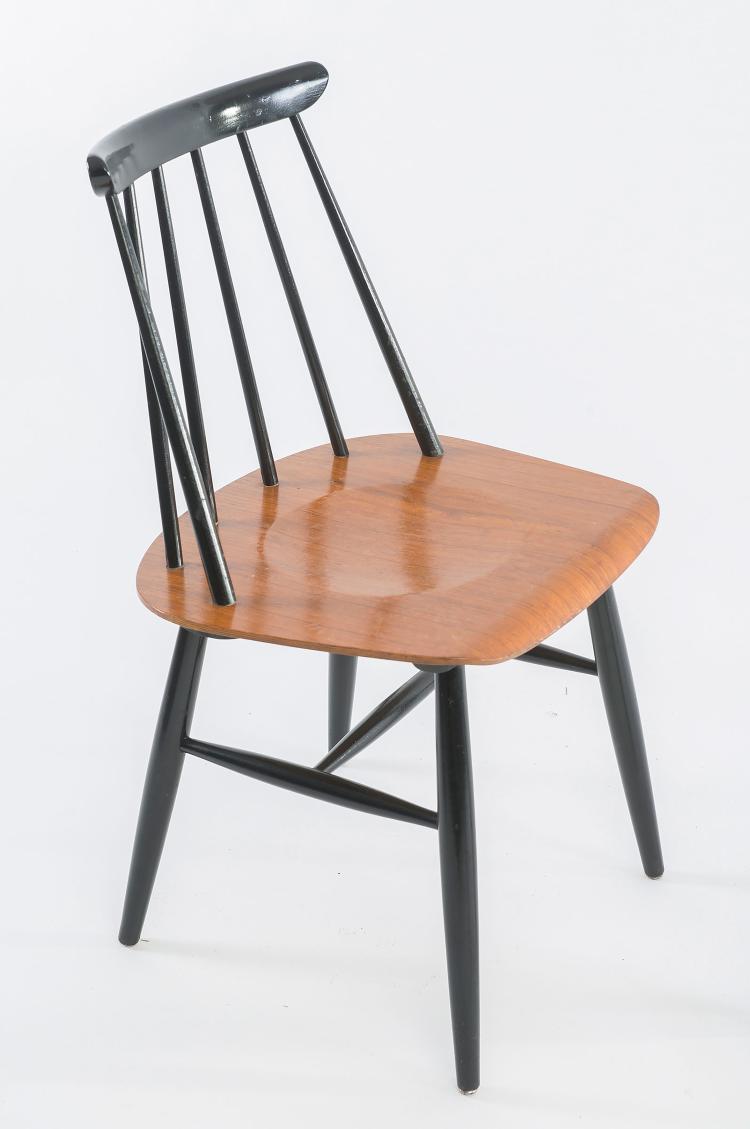Bild 6 zu Objekt, Four chairs 'fanett', one table, c1955, Ilmari Tapiovaara, Asko Oy, Helsinki, 125B 210