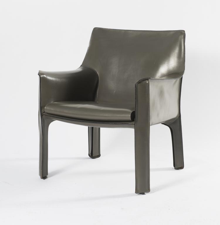 Bild 1 zu Objekt, Vier Armlehnsessel 'Cab 414', 1982, Mario Bellini, Cassina, Mailand, 125B 474