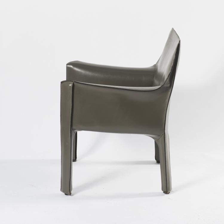 Bild 2 zu Objekt, Vier Armlehnsessel 'Cab 414', 1982, Mario Bellini, Cassina, Mailand, 125B 474